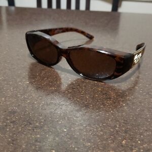 Solar Shield FITS OVER FO-012 TOR DRV Brown Tortoise POLARIZED Sunglasses 100%UV